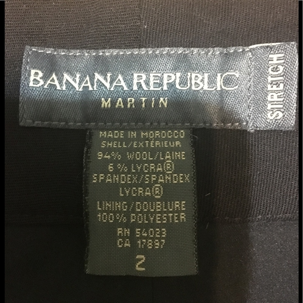 Banana republic black ankle wool pants - Picture 5 of 8